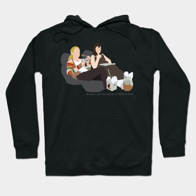 Rory and Paris eat Chinese food Hoodie by rachaelthegreat